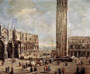 Antonio Stom, View of the Piazza San Marco from the Procuratie Vecchie